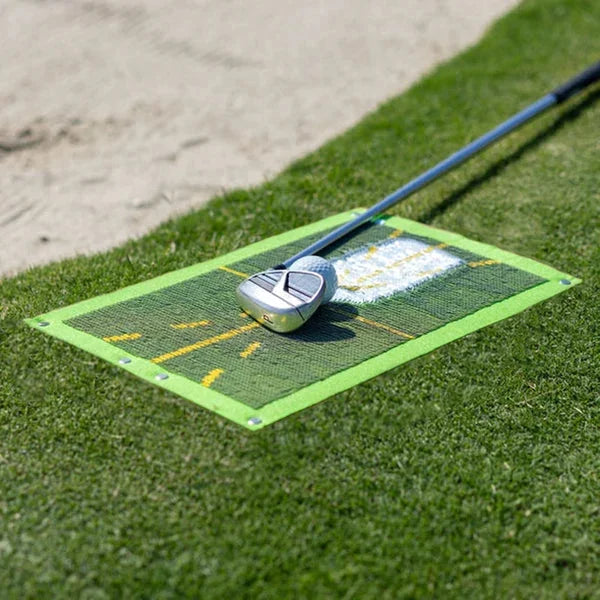Innovative golf mat with instant divot feedback, perfect for swing detection batting practice & golf improvement training.