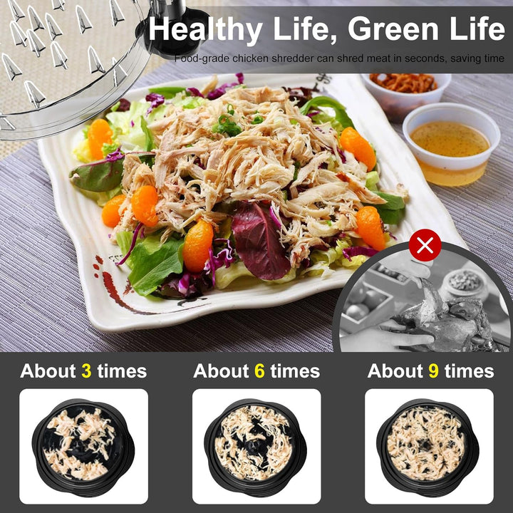 Easy-to-clean BPA-free chicken shredder tool. Efficient design for fast meal prep & healthy cooking.
