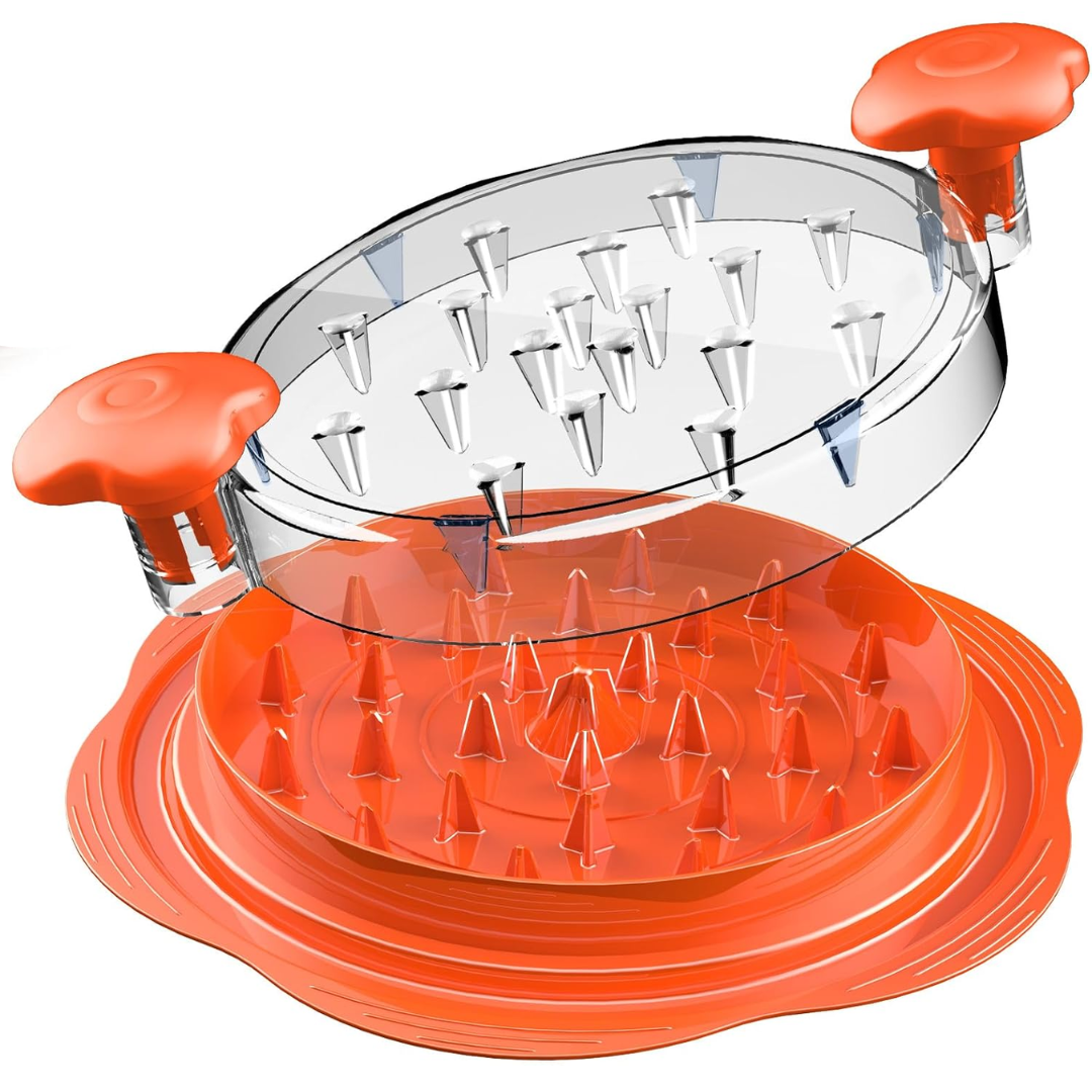 Durable BPA-free manual chicken shredder. Essential kitchen gadget for quick & consistent shredded chicken.
