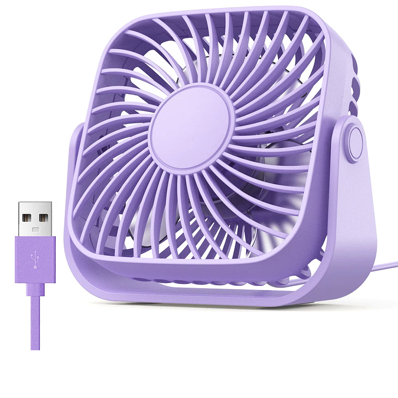 Compact and durable portable USB fan, perfect for travel, camping, or everyday use.