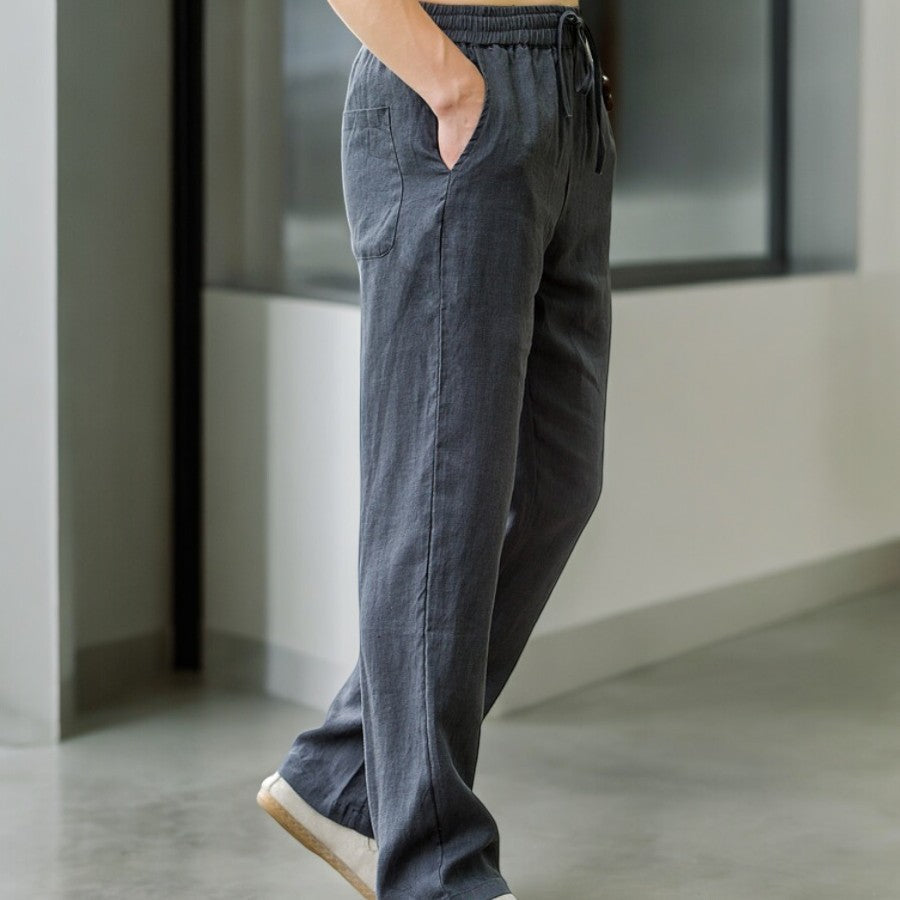 Men's versatile relaxed fit summer pants, ultimate comfort and style for warm weather.