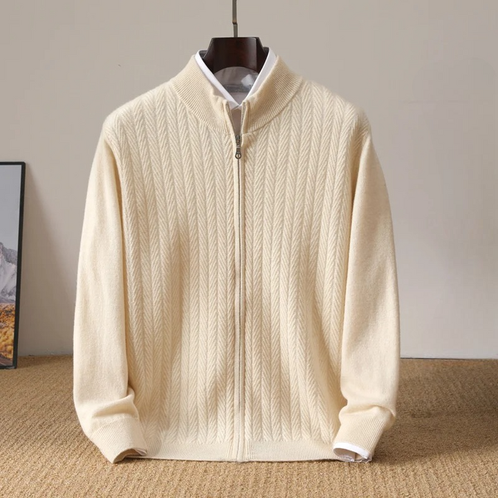 Men's ultra-soft crewneck sweater, perfect for winter warmth and casual elegance.