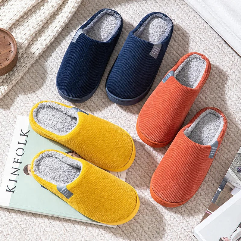 Women's plush comfort house slippers, ideal for cozy indoor wear and ultimate foot comfort.