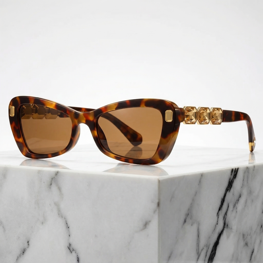 Trendy Kira cat-eye sunglasses for women, combining chic fashion with vital UV400 protection.