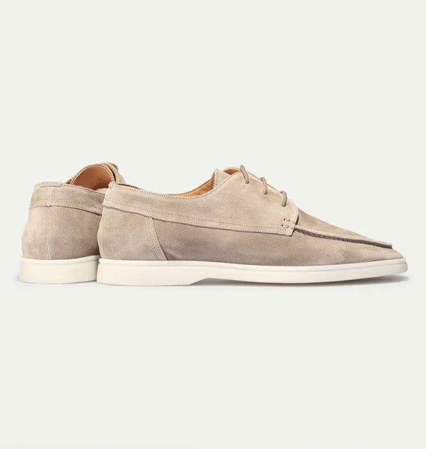 Modern men's luxury lace-up loafers, offering exceptional comfort and elegant style for any occasion.