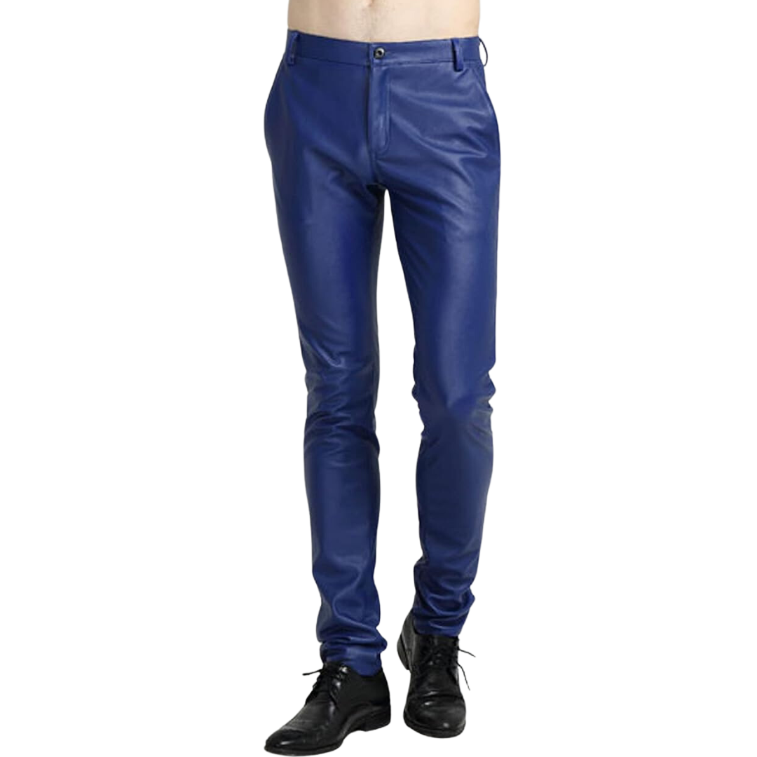 Versatile men's fashion: Tapered biker pants, comfortable for everyday wear & urban style.
