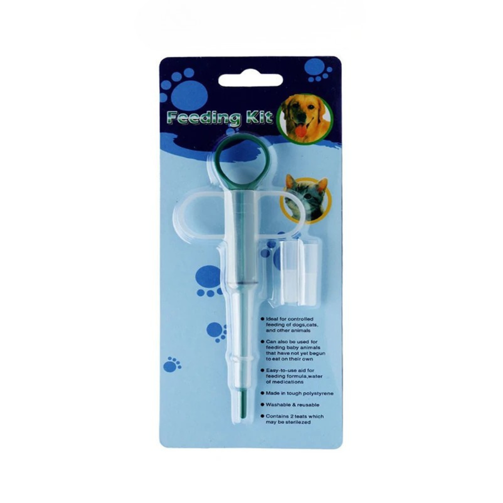 Needle-free pet feeding syringe for liquid medicine, accurate and safe for cats and dogs