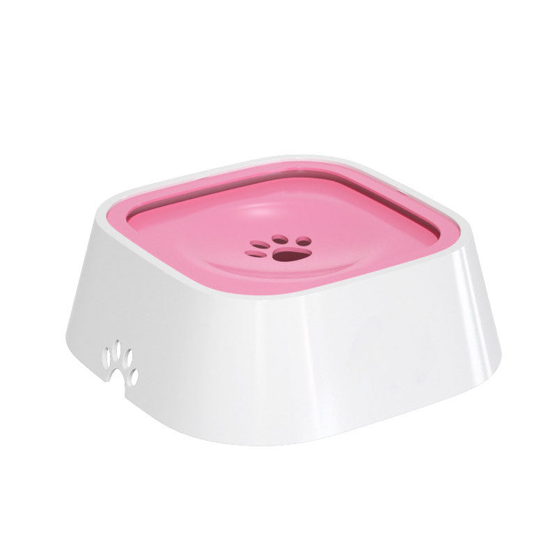 Ergonomic cat bowl, no-spill design for tidy water access