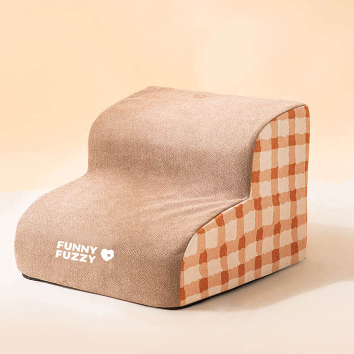 Joint support pet stairs for small animals, equipped with a convenient and easy-to-clean removable cover.