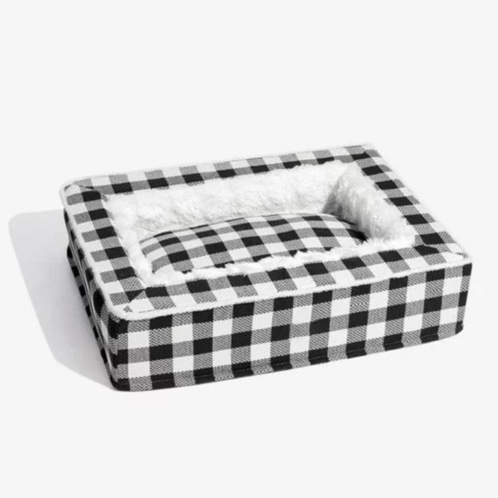 New4 memory foam dog bed, orthopedic and washable, designed for pet anxiety relief