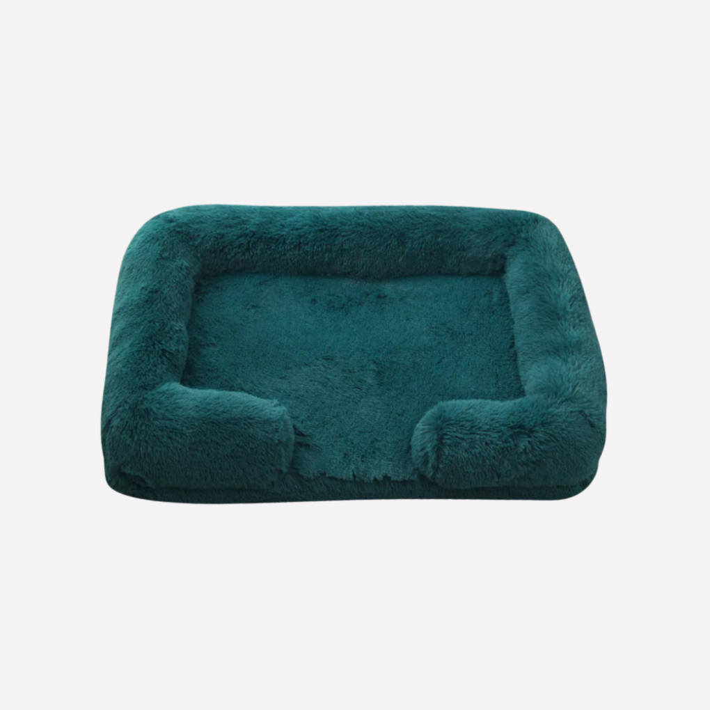 Round plush non-slip pet bed, ultimate comfort for dogs and cats