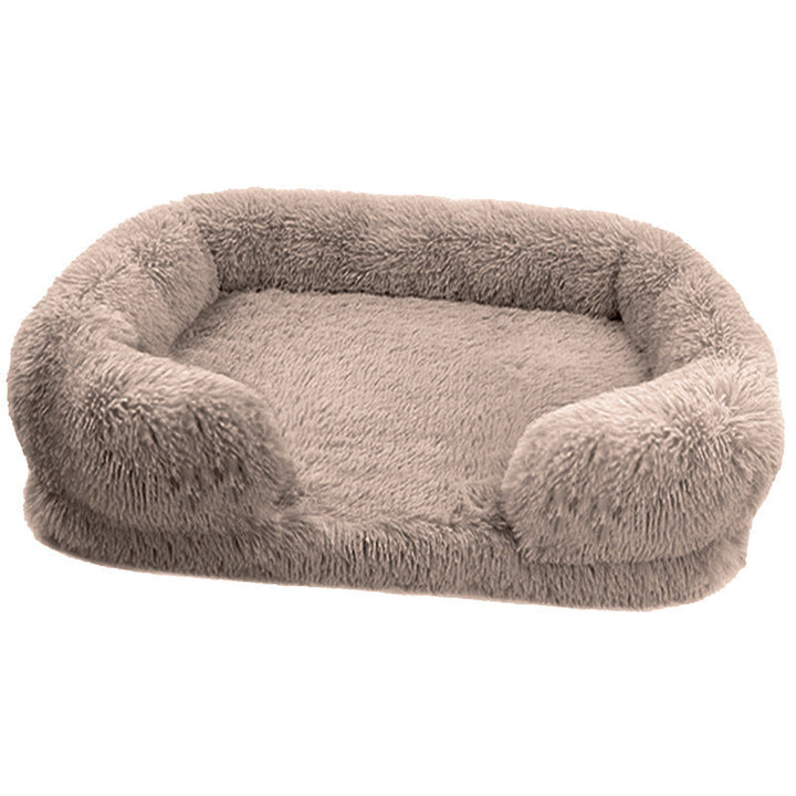 Durable fleece pet bed, designed for both cats and dogs