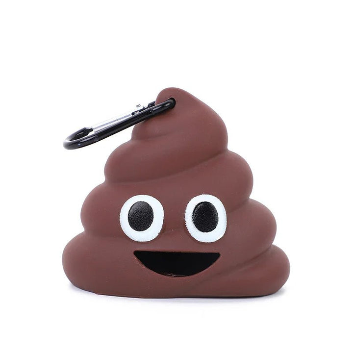 Blue poop bag holder for dogs, essential pet accessory for hygenic outdoor waste disposal