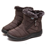 Brown with zipper