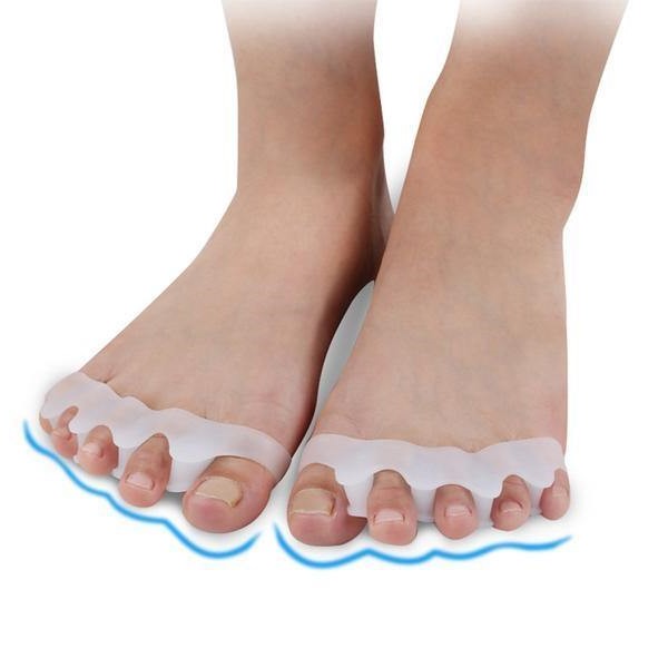 Adjustable orthopedic toe separator & straightener for bunion relief. Supports proper toe alignment & foot care.