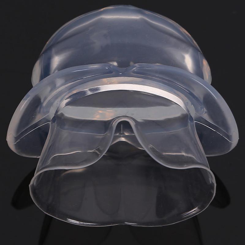Unisex anti-snore tongue stabilizing device for quiet, comfortable sleep. Medical-grade oral sleep aid.