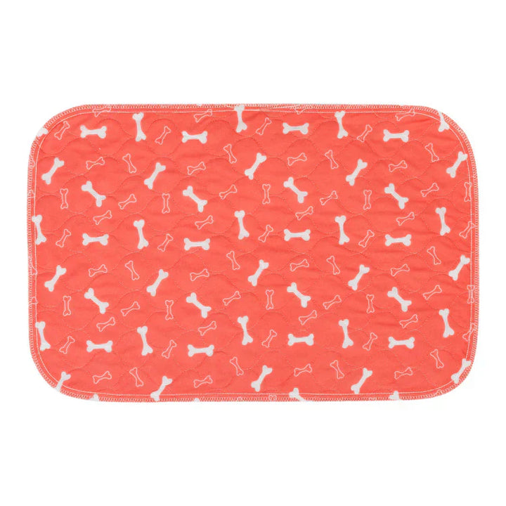 Portable pet training pad for dogs, gray and foldable, perfect for home or travel use.