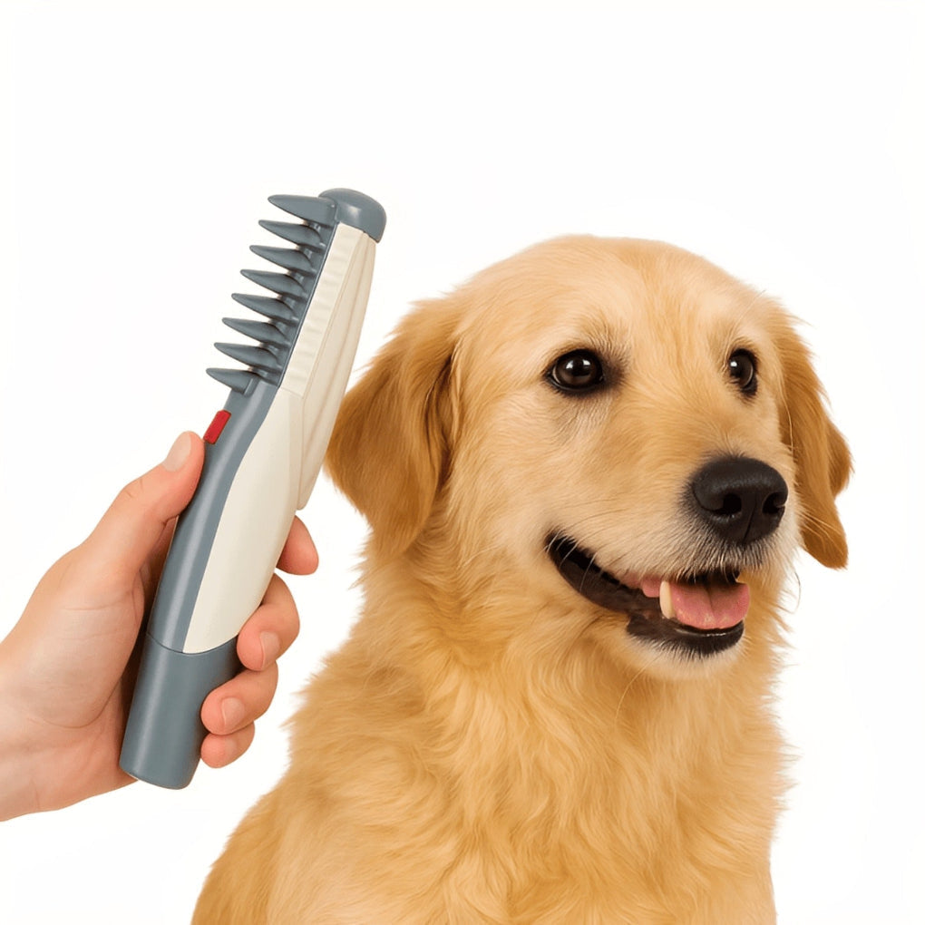 Silent cordless pet groomer for home use, ensuring a stress-free, precise trim for your furry friend.