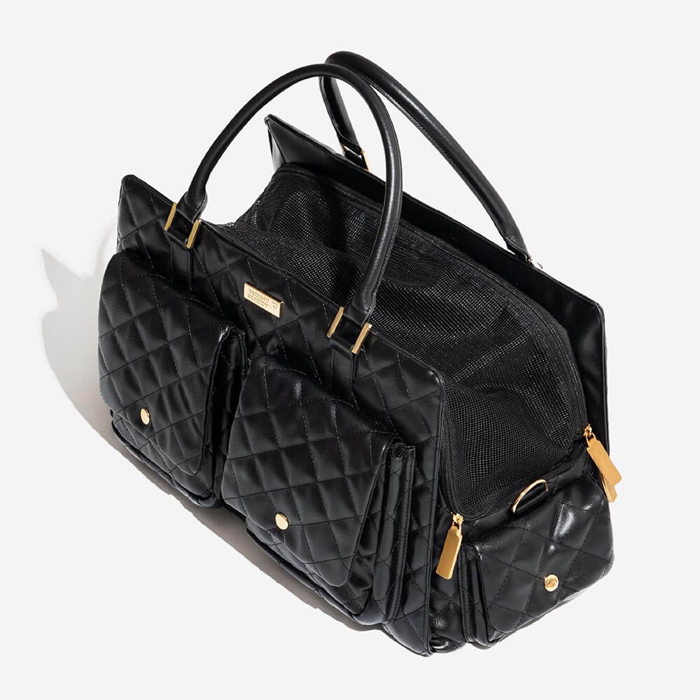 Versatile pet carrier for small pets, excellent for short trips or extended travel.