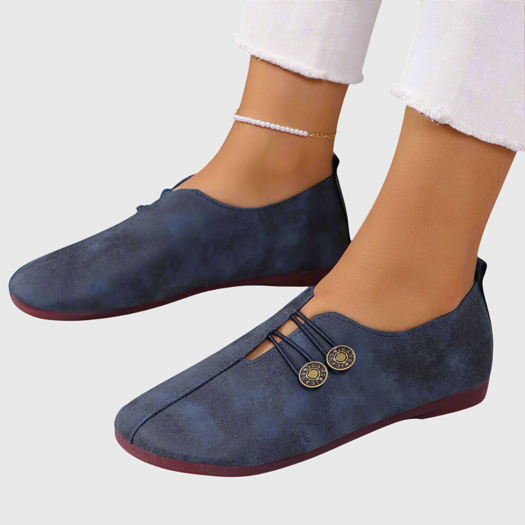 Easy wear women's slip-on comfort sandals, great for summer casual footwear.