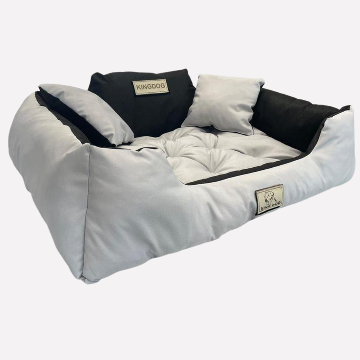 Orthopedic dog bed, supportive design for joint relief, soft pet mat for healthy rest.