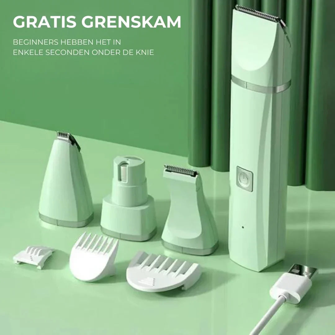 Efficient pet grooming trimmer for even and gentle hair cutting on dogs and cats