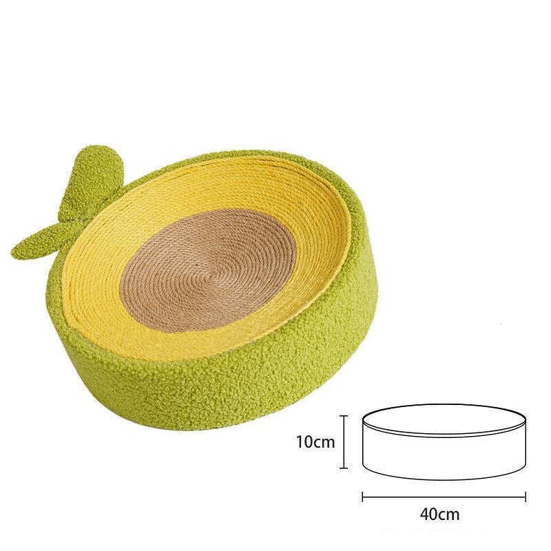 Pet furniture: unisex cat bed with sisal scratching surface, promoting healthy feline habits
