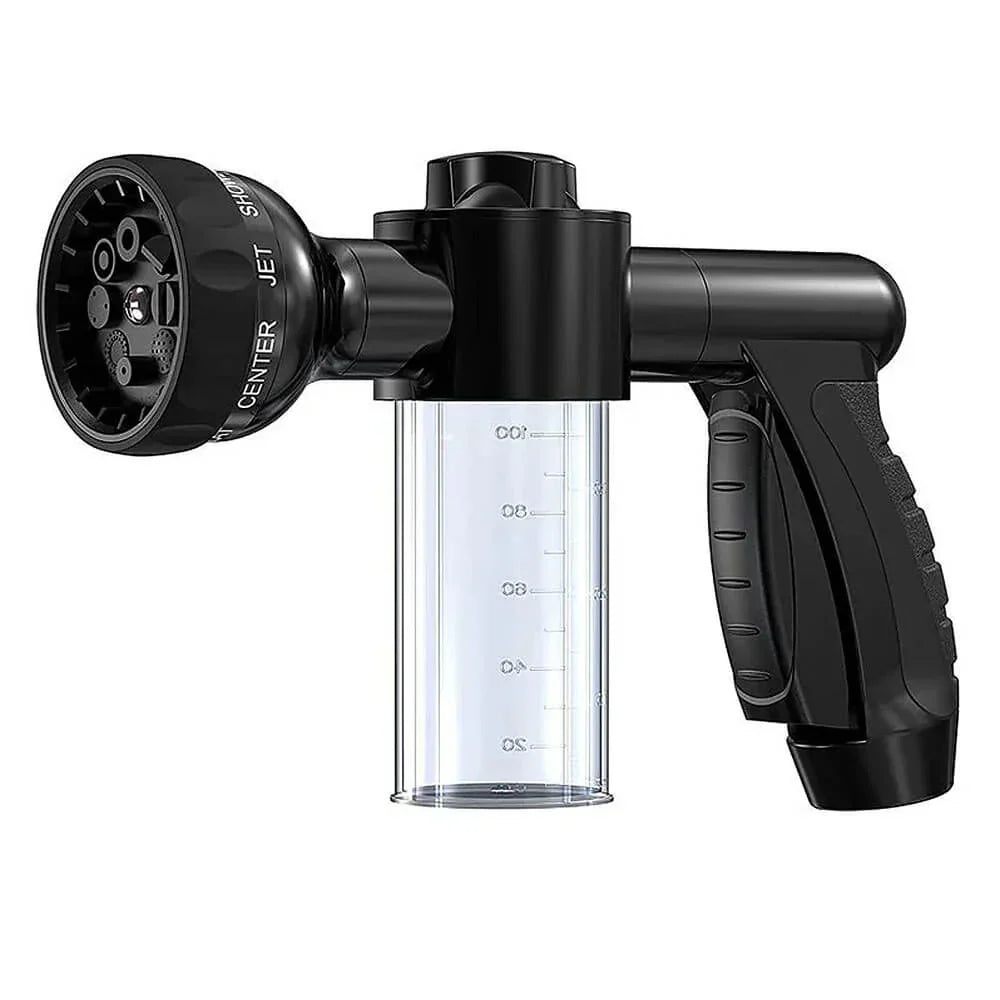 Pet grooming shampoo spray attachment, easy clean for dogs, essential pet supplies.