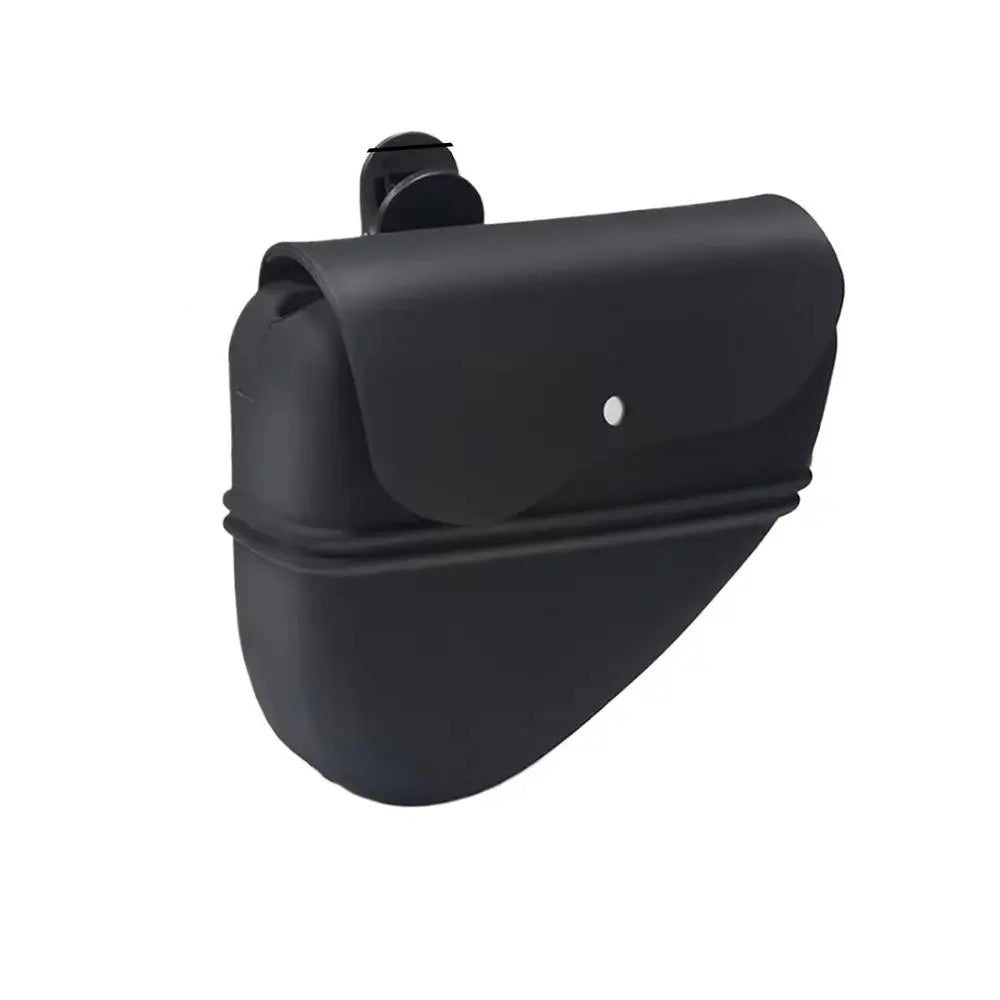 Unisex silicone dog treat pouch in grey, perfect for training and walks with pets.