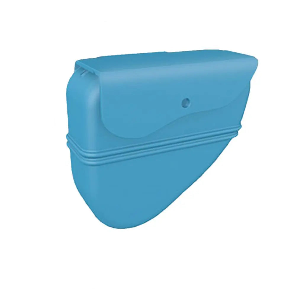 Stylish grey silicone dog treat bag, a must-have pet accessory for active dog owners.