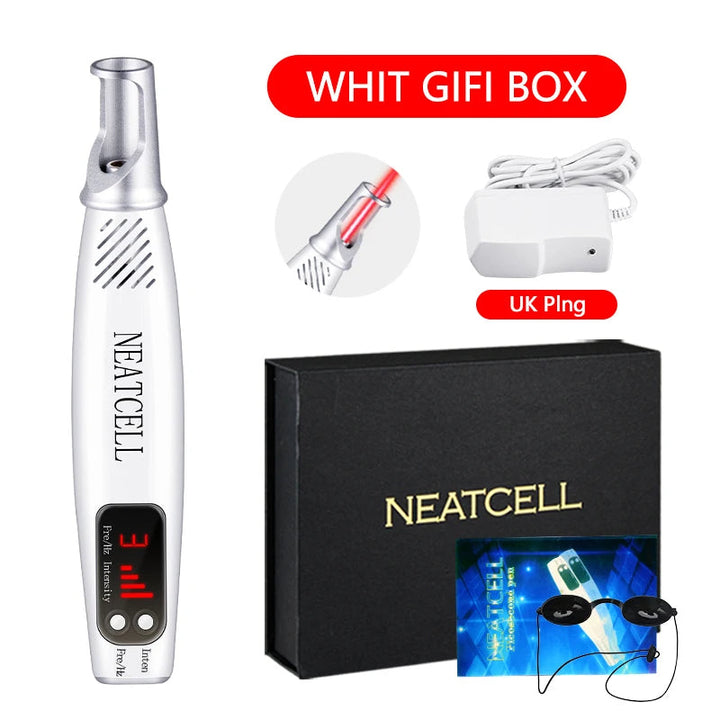 Unisex Smart Laser Pen for effective tattoo & dark spot removal. Advanced picosecond technology for home skin care.