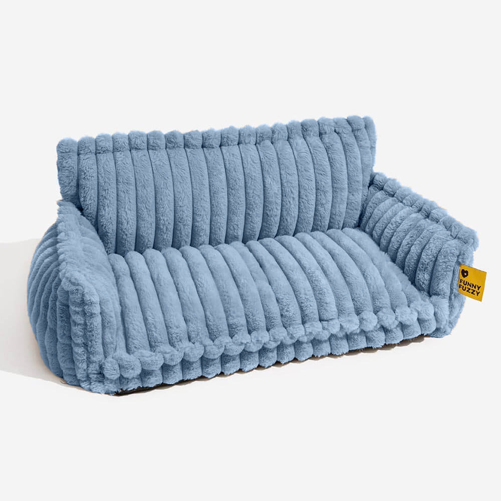 Washable Fluffy Orthopedic Dog Bed Cover & Pillow