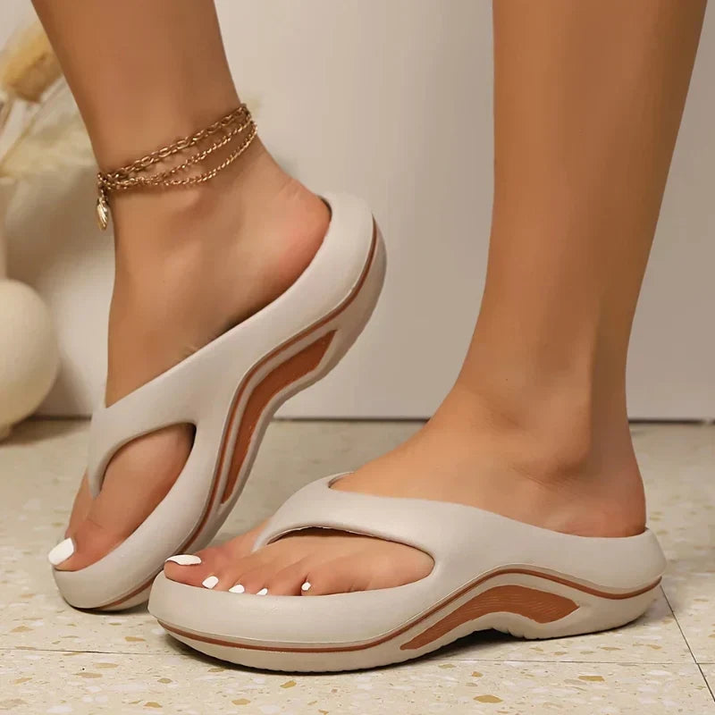 Orthopedic women's arch support slide sandals, providing ultimate comfort for summer & casual everyday wear.