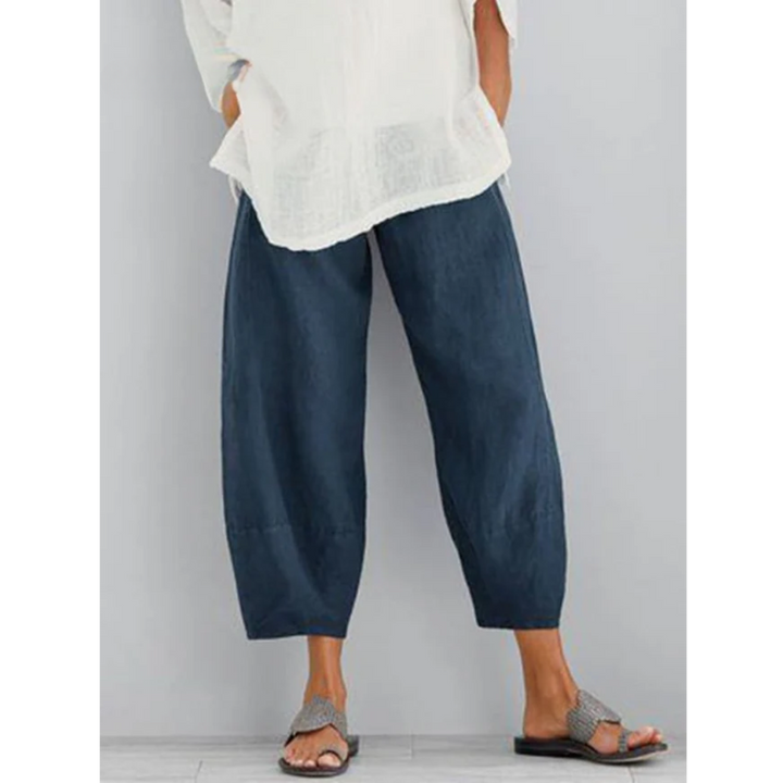 Women's comfortable relaxed fit leisure pants, designed for warm weather and effortless casual style.