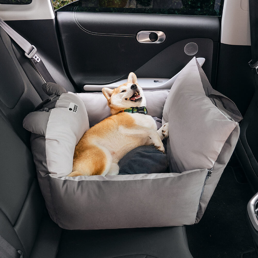 Luxury Zootopia Series dog bed for cars, offering supreme comfort and car safety for small pets